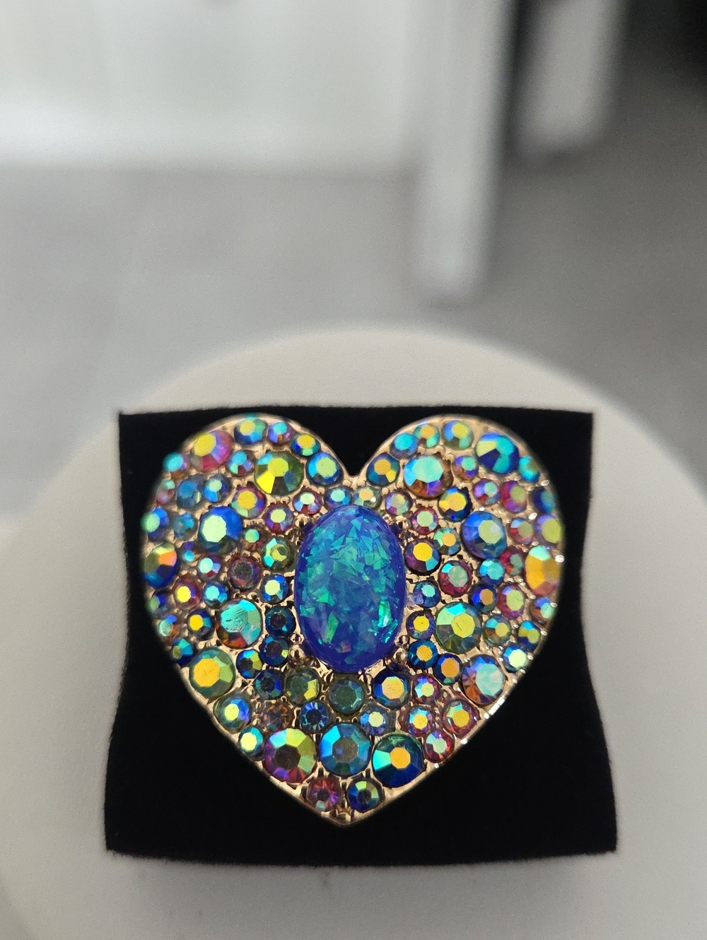 Paparazzi Bejeweled Beau Blue Ring NWT